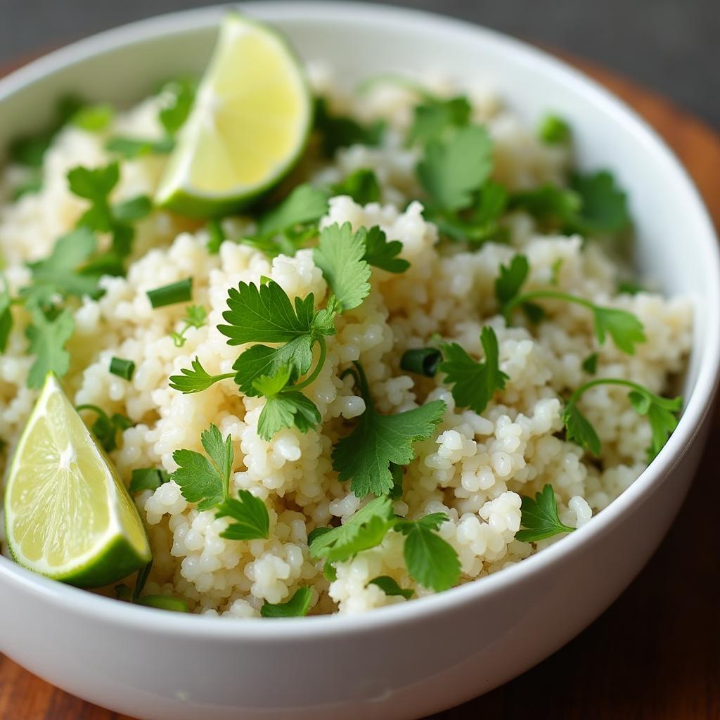 Coriander Lime Rice - delicious homemade recipe