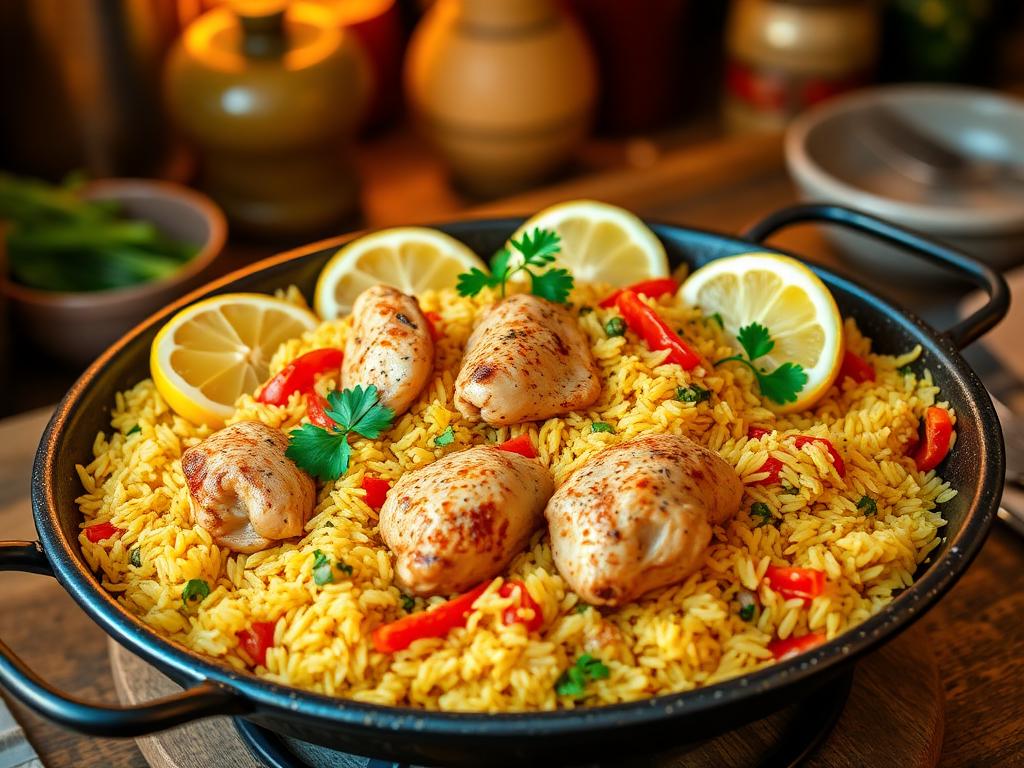 Spanish Chicken and Rice (Arroz con Pollo) - delicious homemade recipe